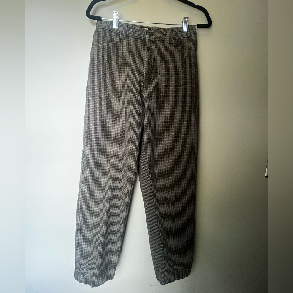 Lee Casuals Pants - Gray Checkered
